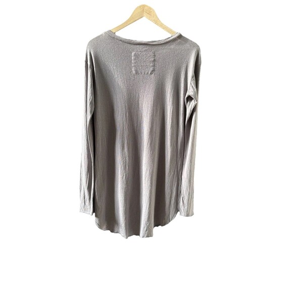 Frank & Eileen Size Small Tee Lab Long Sleeve High Low T-Shirt Gray Cotton - Picture 2 of 9